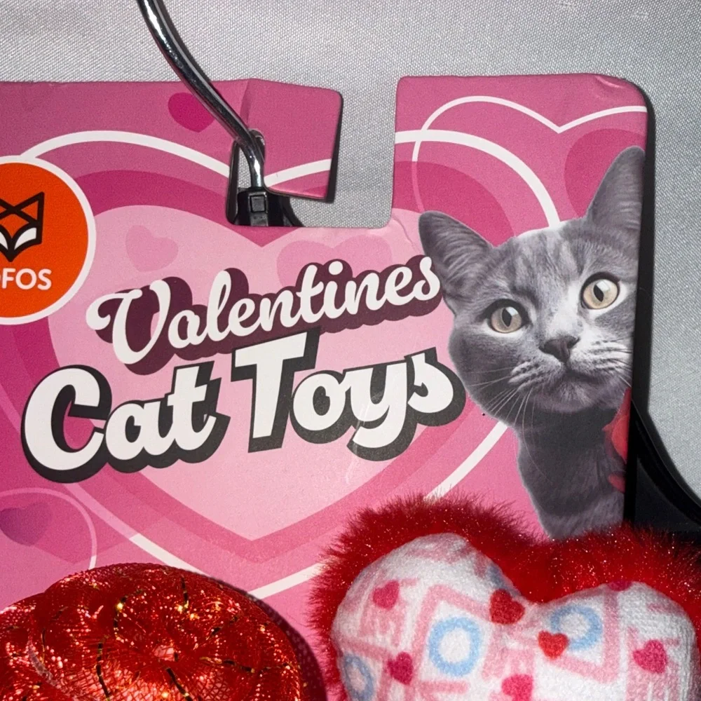 FOFOS Valentine's Day Cat Toy Set